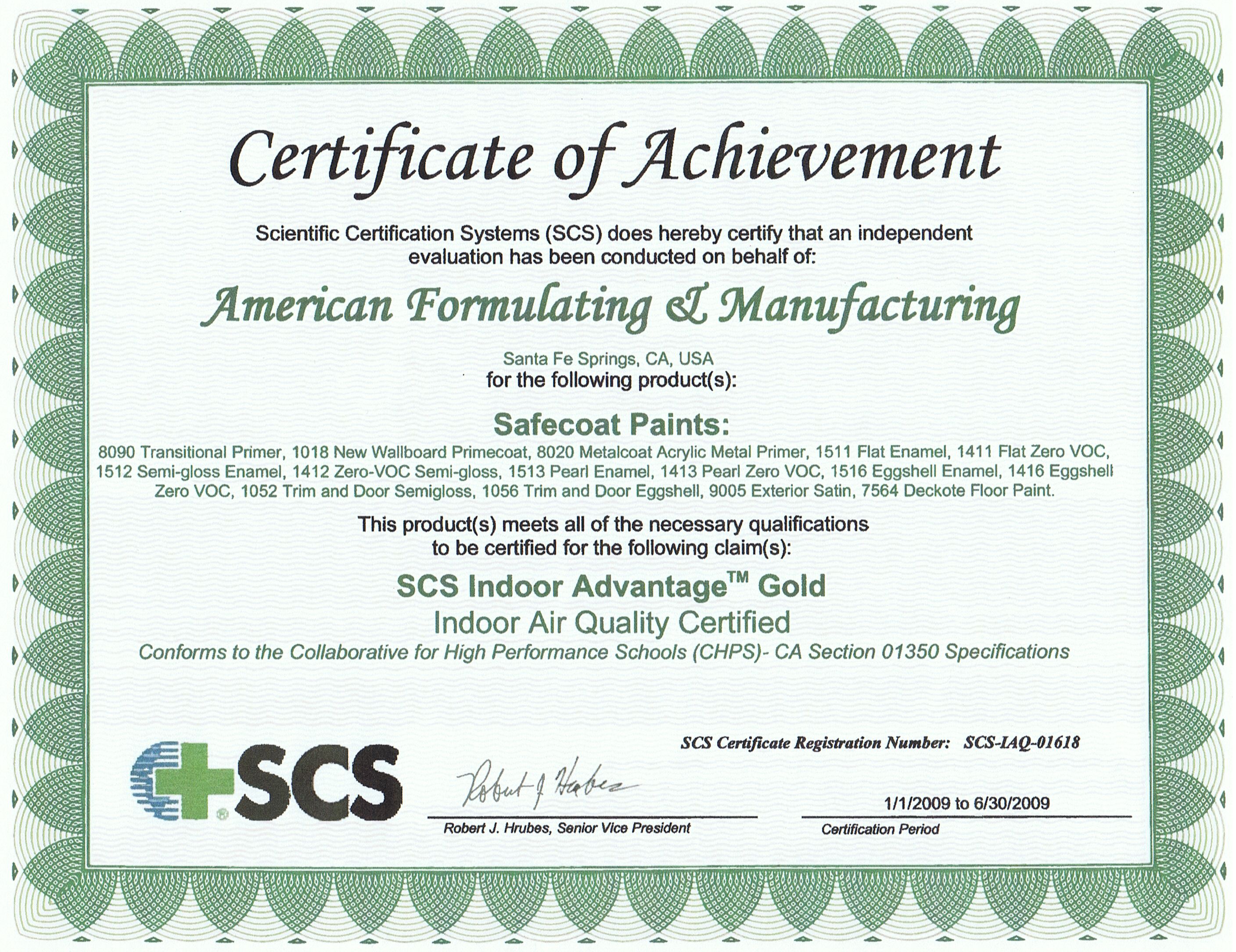 scs certificate2